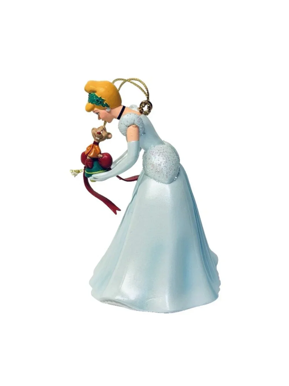Disney Grolier 3 Ornaments Little Mermaid Ariel Cinderella Snow White w/ Boxes